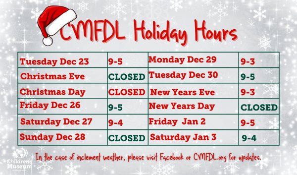Holiday Hours