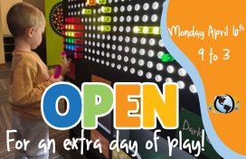 Extra day of play on Easter Monday!